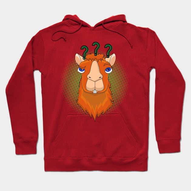 Doubting Llama Art Hoodie by Wear Your Story